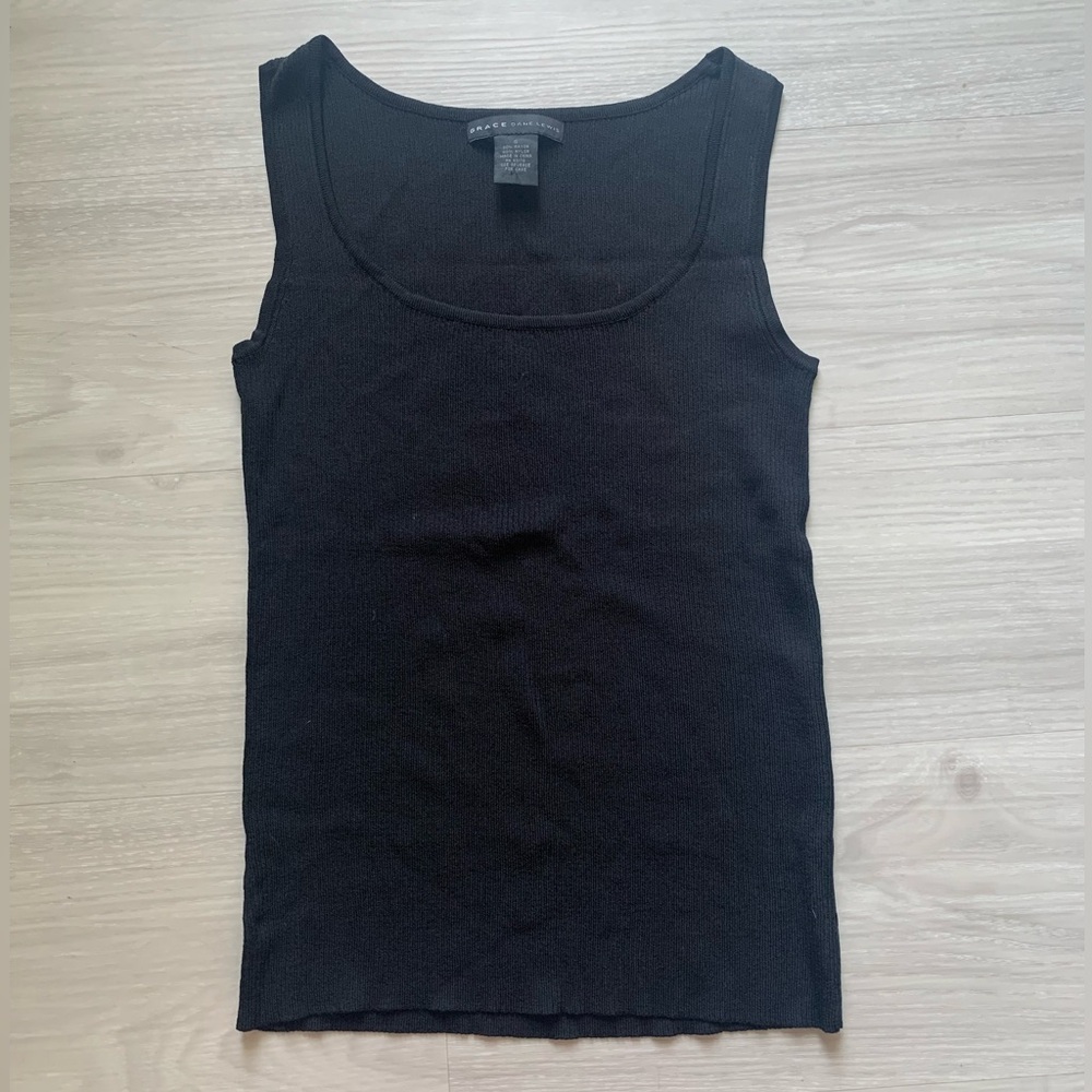 Grace Dane Lewis Black Tank Top 🖤